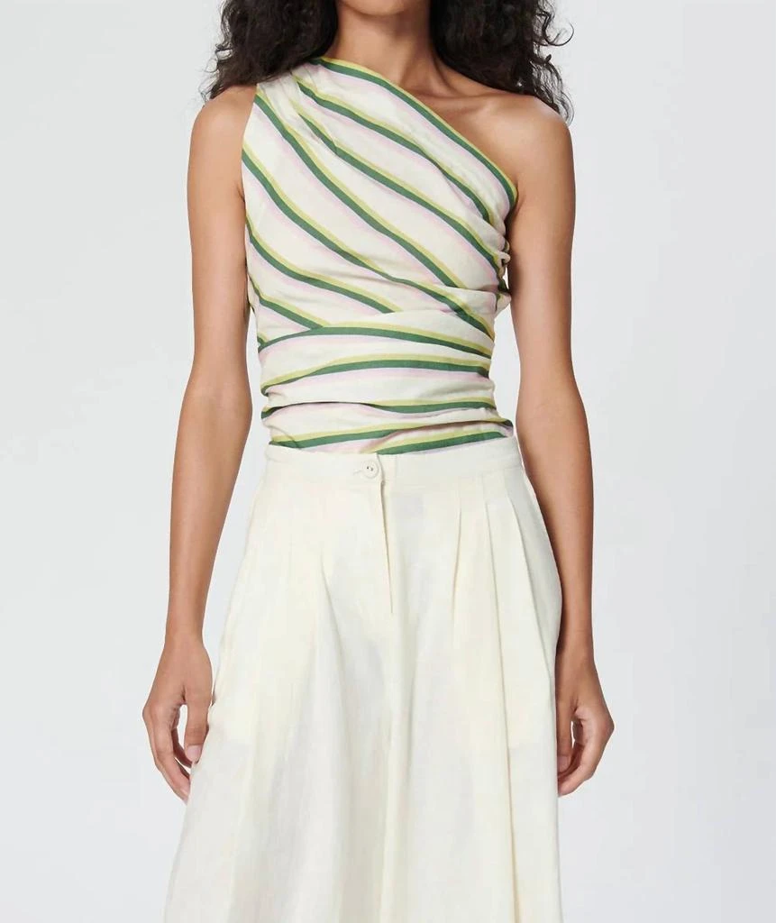 CHUFY Chufy - Okra One-shoulder Top 1