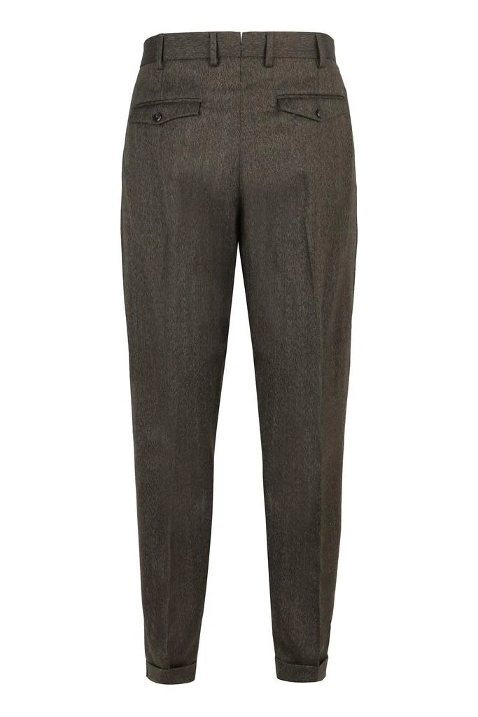 PT01 PT Torino Tapered Leg Herringbone Trousers 3