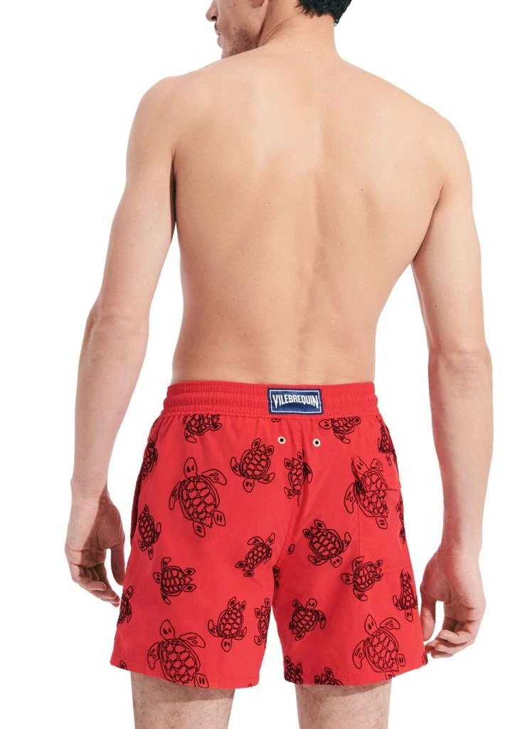 Vilebrequin Swim Trunks Ronde Des Tortues Flocked 3