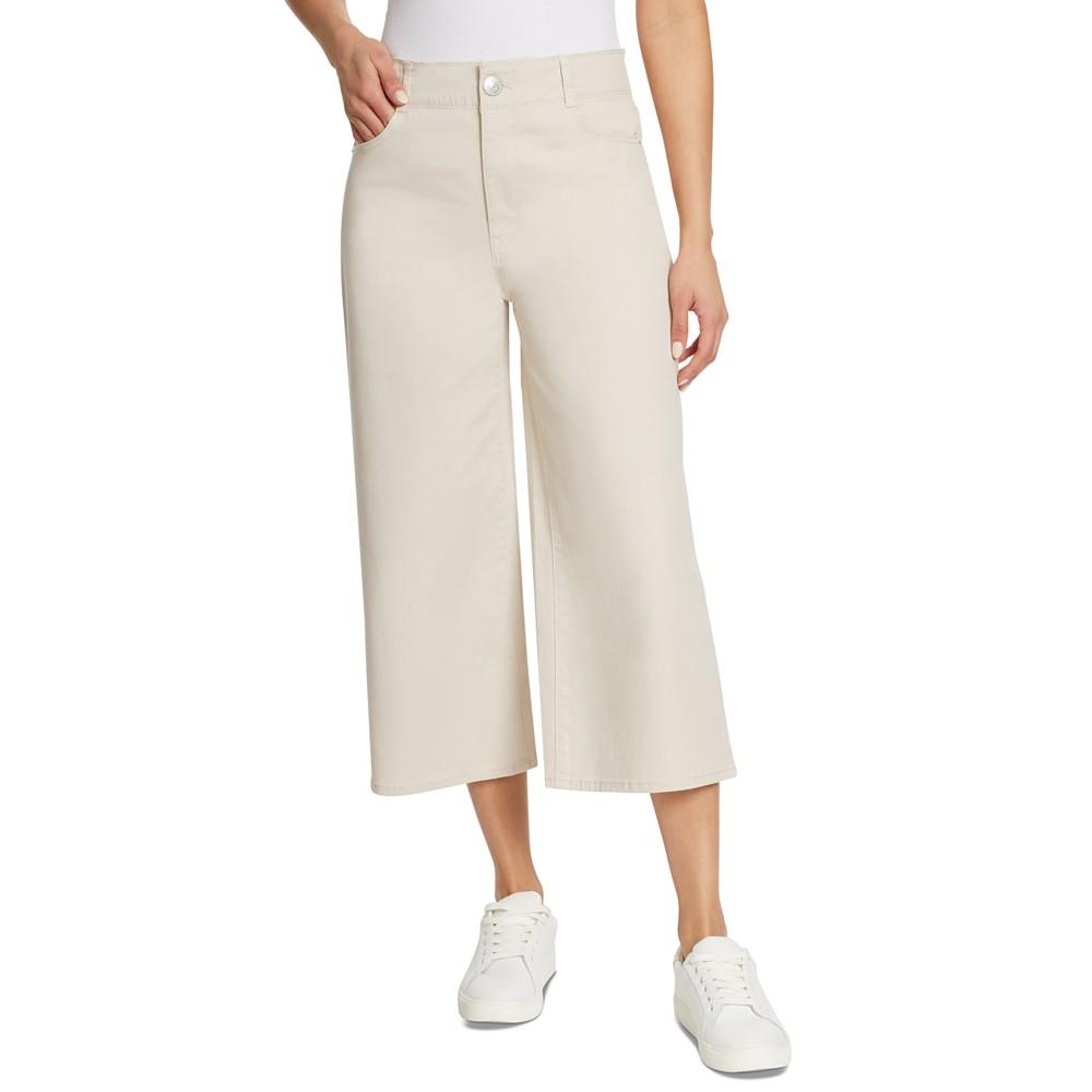 Gloria Vanderbilt Women's Shape Effect Tummy Sculpt Cropped Culotte Jeans