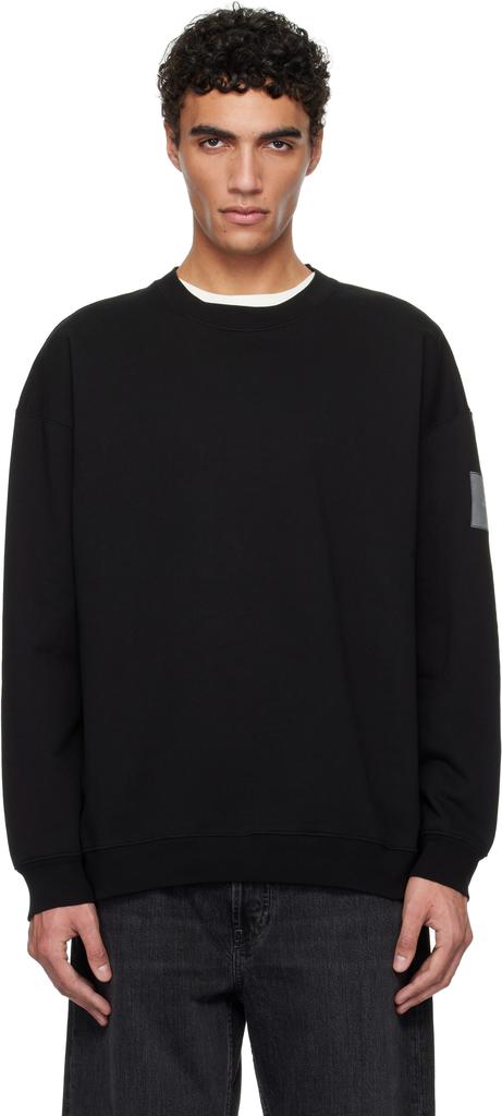 n.hoolywood Black Crewneck Sweatshirt