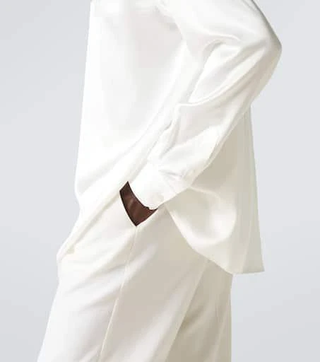 Dolce 
Gabbana Silk satin tuxedo shirt 6