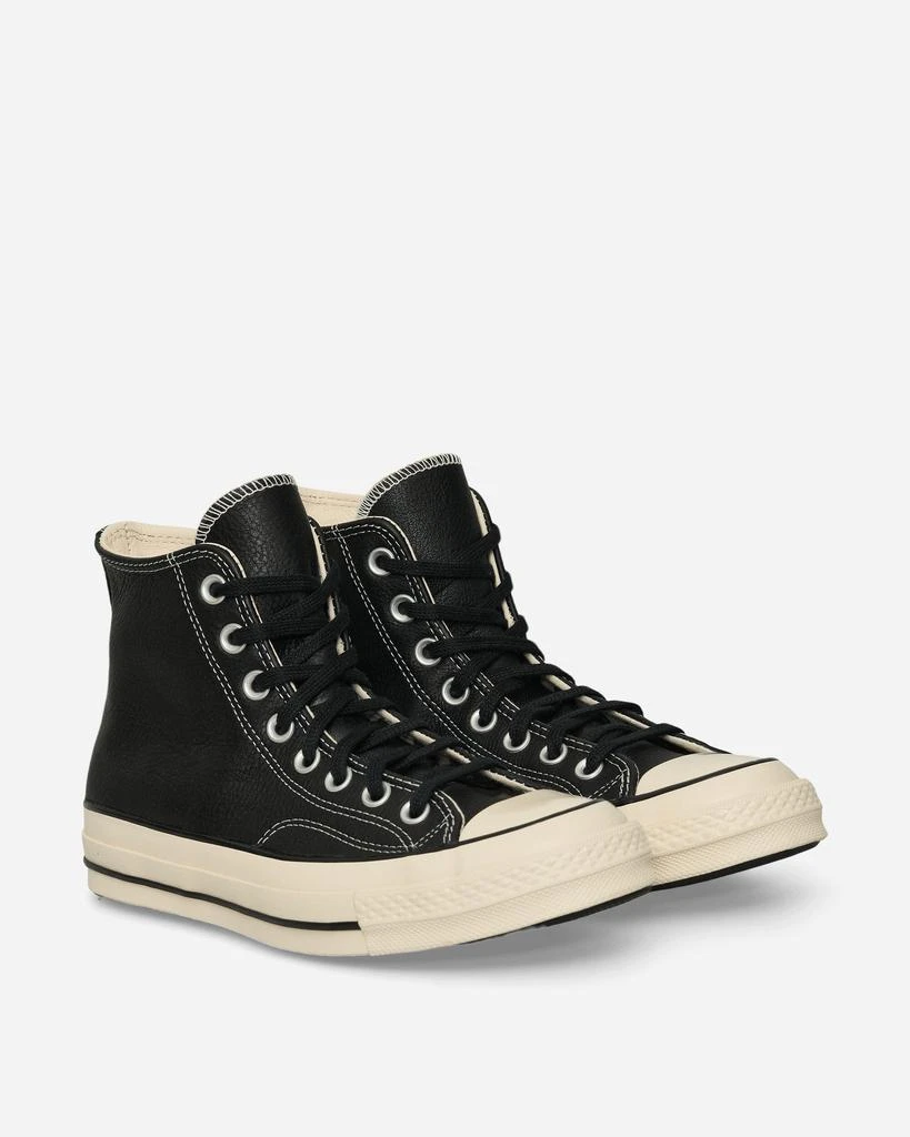 Converse Chuck 70 Leather Sneakers Black / Natural Ivory 2