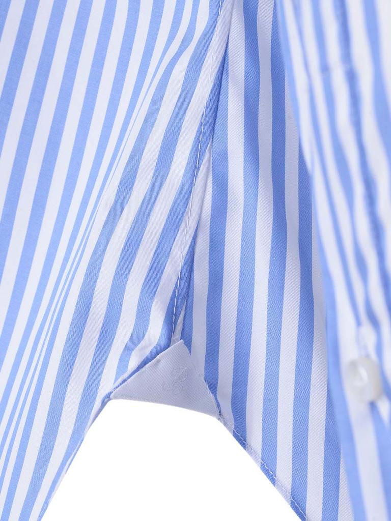 BARBA NAPOLI Journey Line Cotton Oxford Shirt