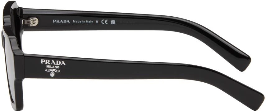 Prada Black Rectangular Sunglasses 3