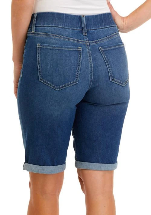 Kim Rogers® Rogers Womens Denim Bermuda Shorts 2