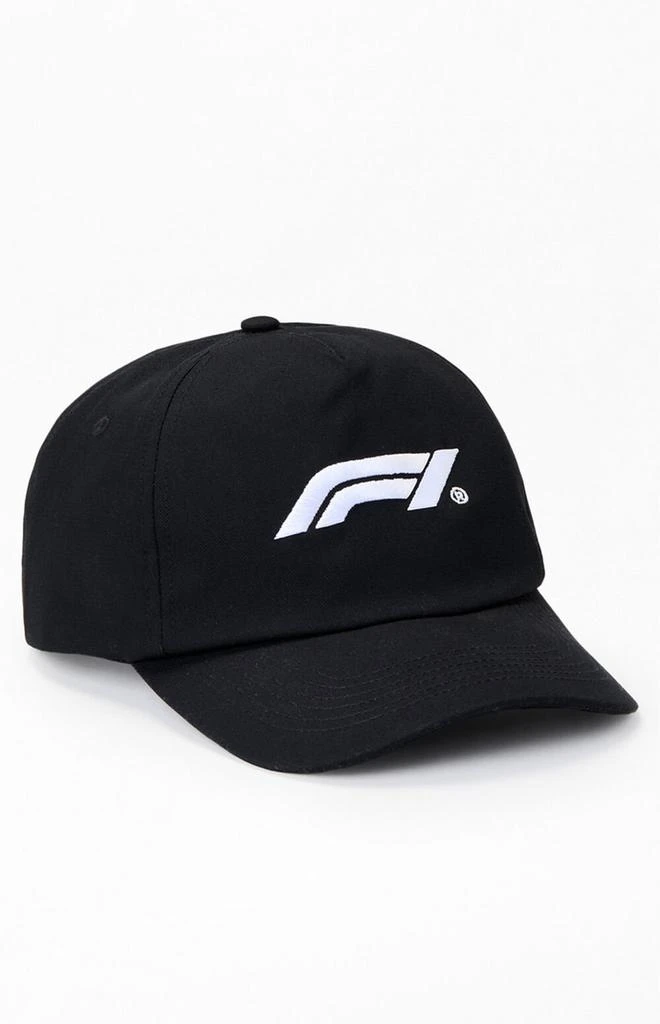 Formula 1 x PacSun Black Twill Snapback Hat 1