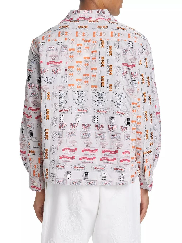 BODE Clinton Street Label Overshirt 5