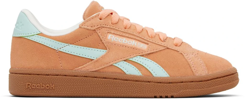 Reebok Orange & Blue Club C Grounds UK Sneakers 1