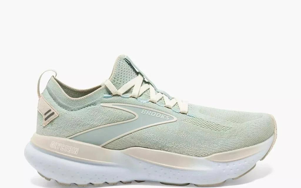 Brooks Brooks Glycerin StealthFit 21 120410-1B-388 Womens Green Running Shoes DWA613 (Green,9)