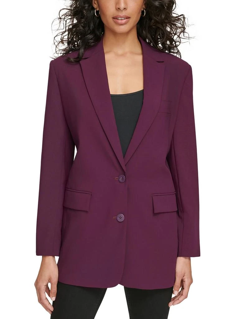 Calvin Klein Womens Office Wear Business Two-Button Blazer 4