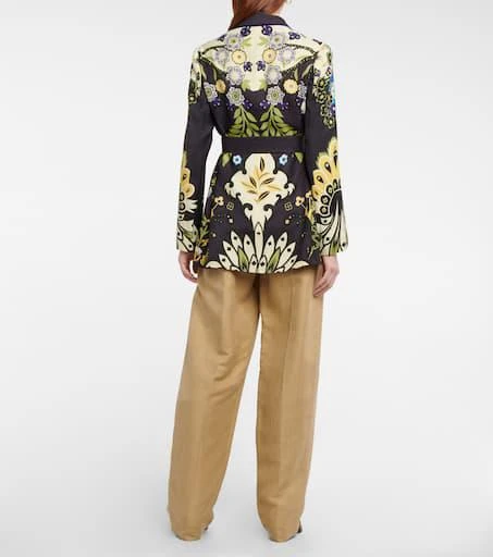 ETRO Paisley belted blazer 3