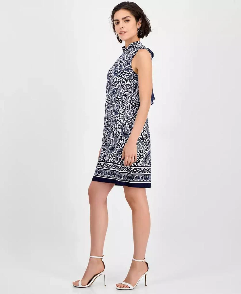 Robbie Bee Women's Mock-Neck Sheath Dress 2