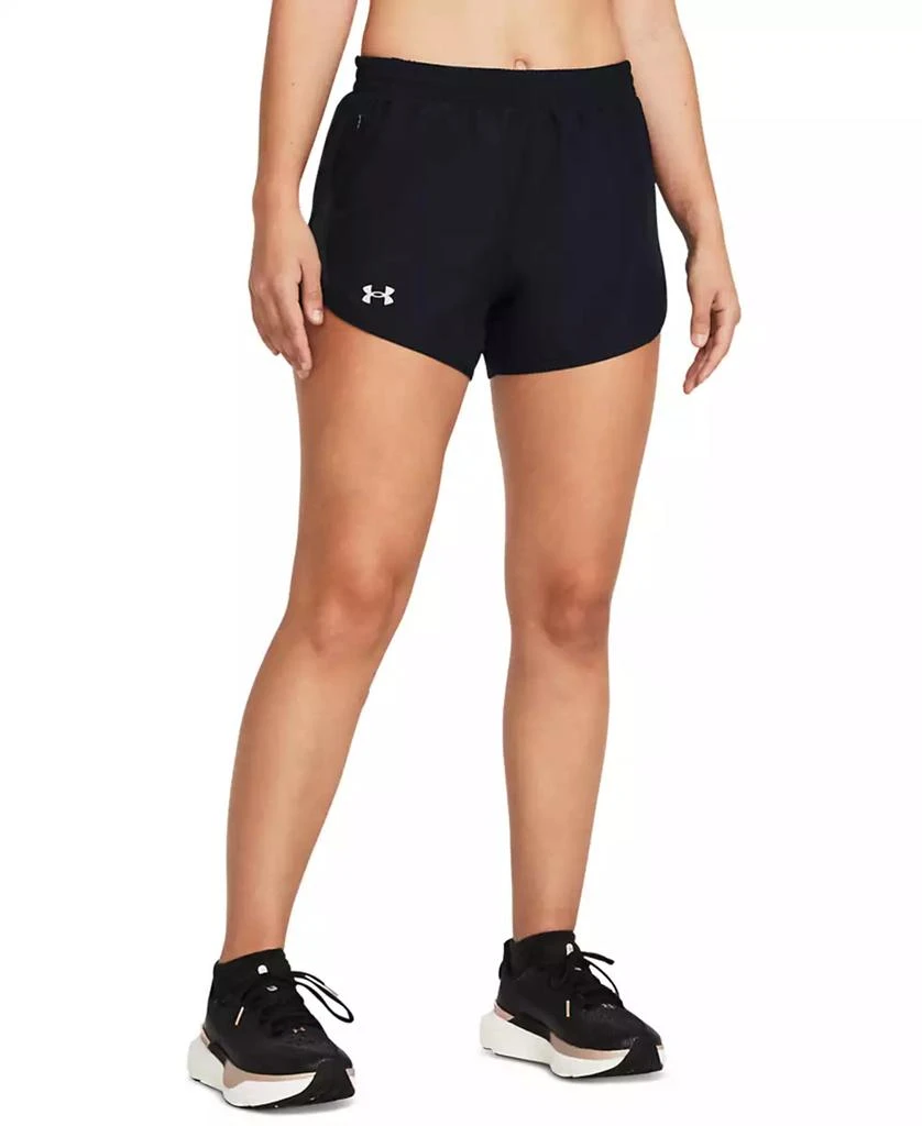 Under Armour Women's Fly By Mesh-Panel Running Shorts 1