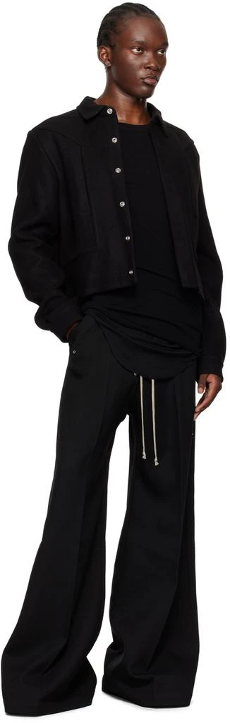 Rick Owens Black Porterville Alice Strobe Jacket 4