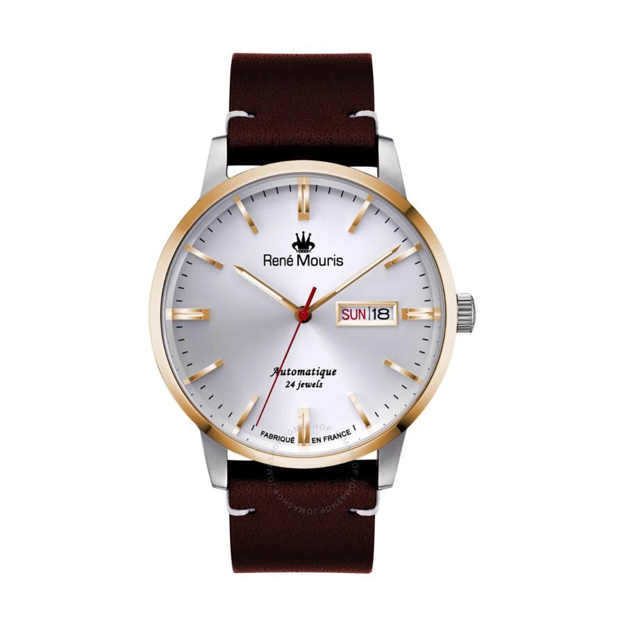 Rene Mouris Noblesse Automatic White Dial Men's Watch 10105RM3 1