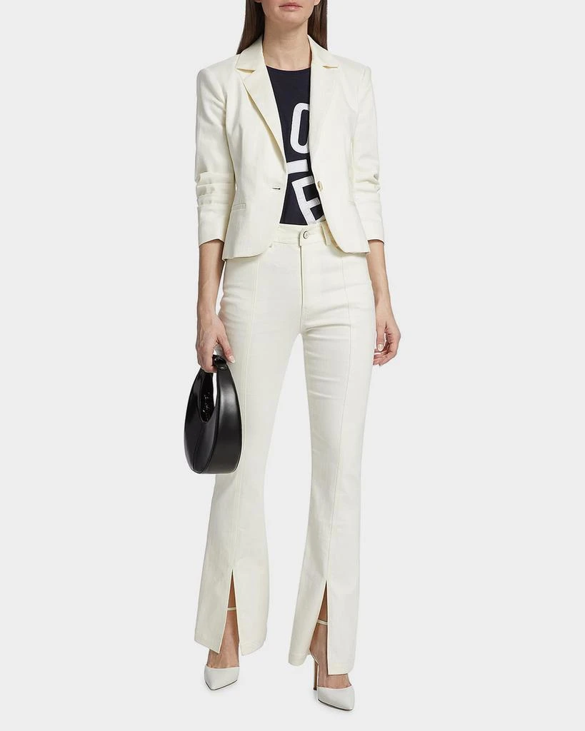 Cinq a Sept Khloe Denim Le Petit Blazer 2