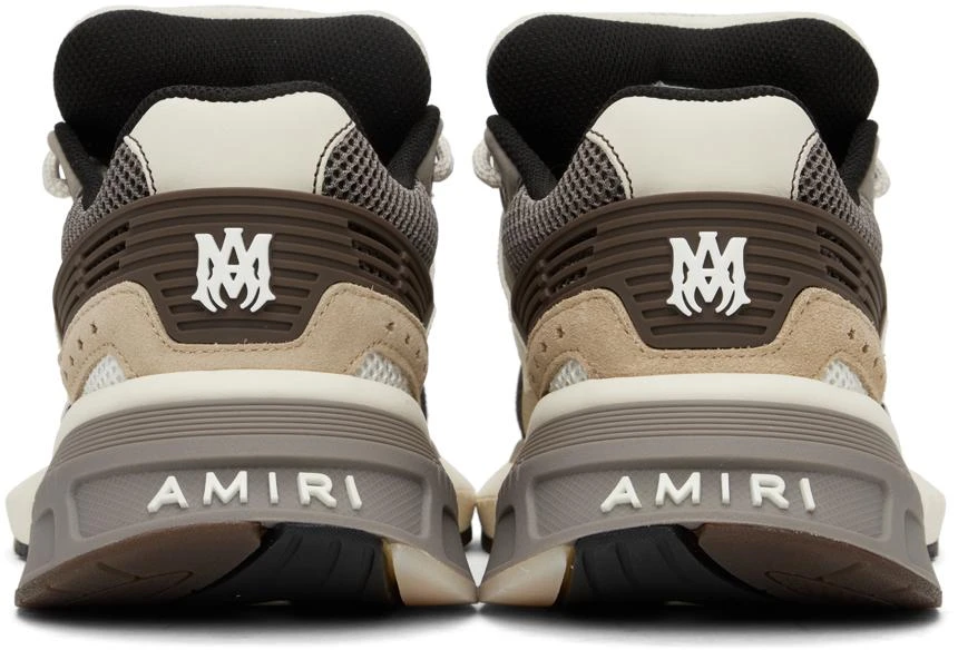 AMIRI Brown & Off-White MA Runner Sneakers 2