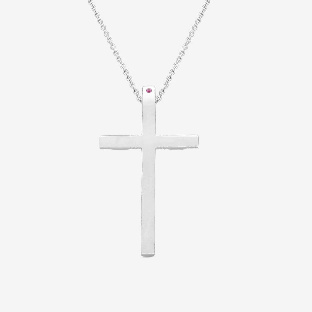 Roberto Coin Roberto Coin Appassionata 18K White Gold Cross Necklace 777100AWCH00-copy 3