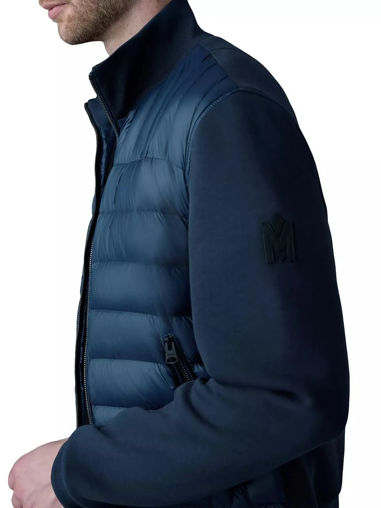 Mackage Collin Mixed-Media Bomber Jacket 6