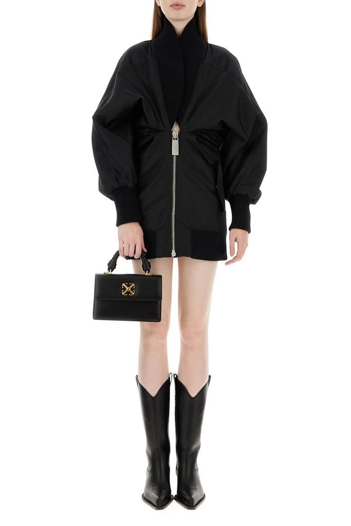 Off-White Black leather Jitney 2.8 handbag 4