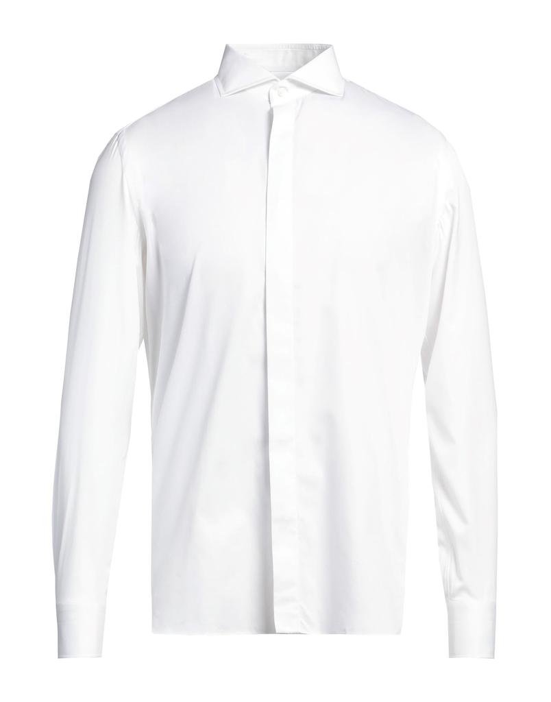 LUIGI BORRELLI NAPOLI Solid color shirt