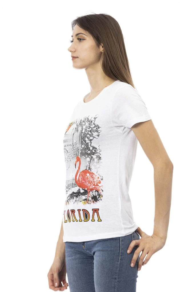 Trussardi Action Trussardi Action White Cotton Tops & T-Shirt 2