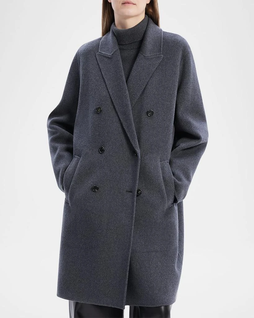 Theory Relaxed Double-Breasted Coat 6