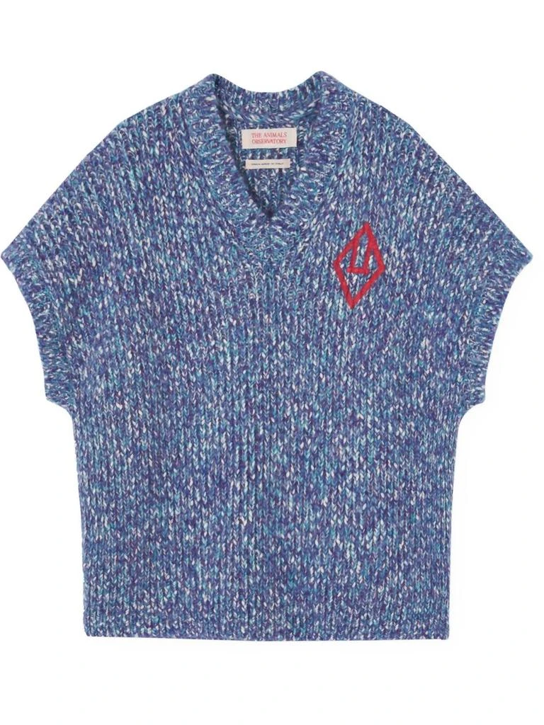 The Animals Observatory The Animals Observatory - Kid's Bat Knit Vest 3