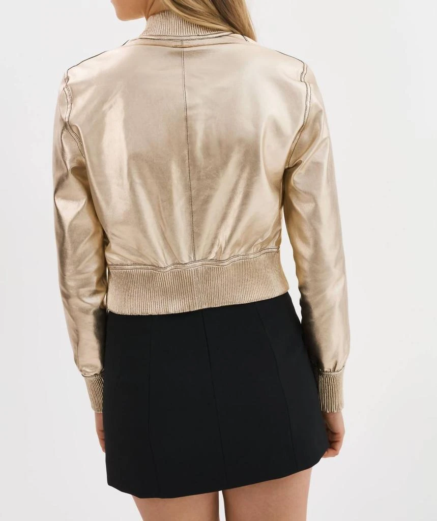 LaMarque Lamarque - Kordella Long Sleeve Reversible Bomber Jacket 5