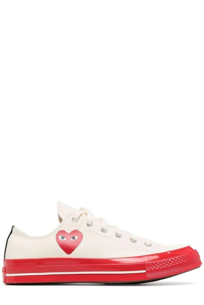 Comme des Garcons Comme des Garçons Play X Converse Red Sole Low-Top Sneakers from Cettire
