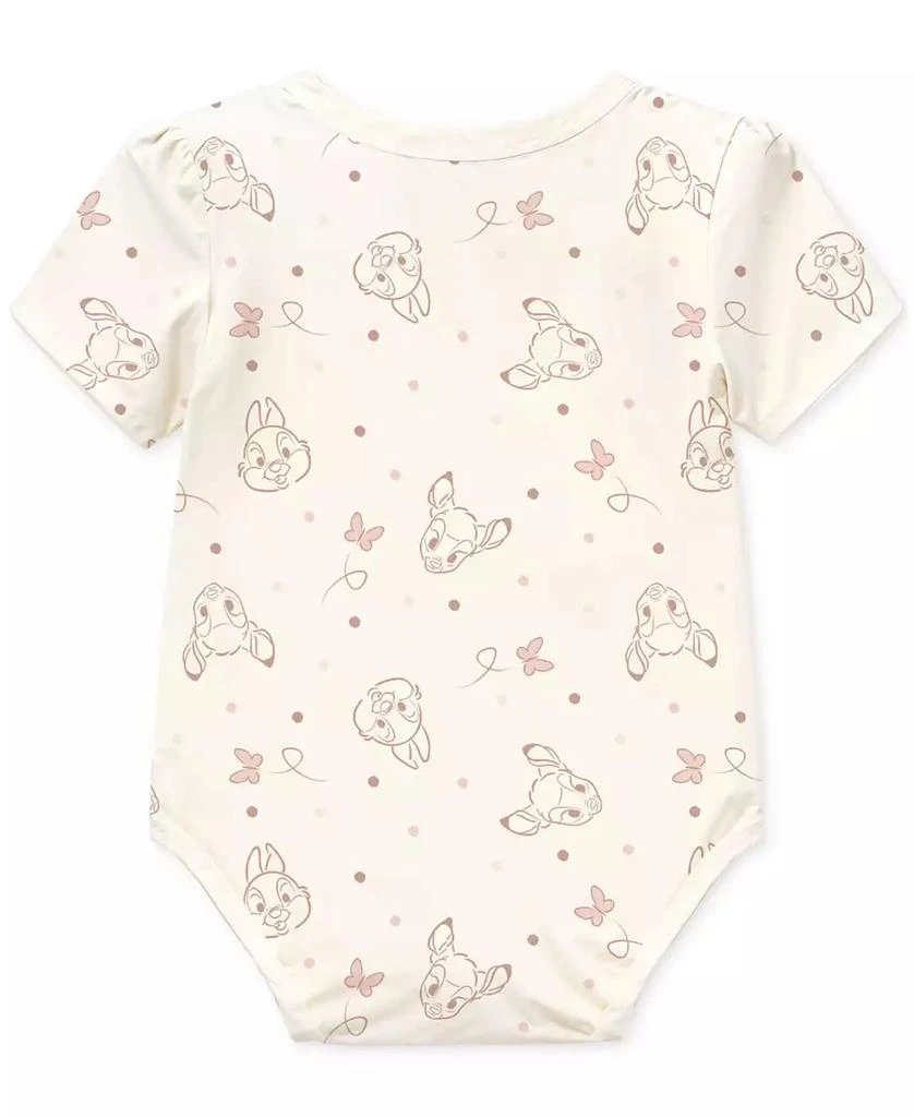 Disney Baby Girls Bambi Short-Sleeve Bodysuits, Set of 3 3
