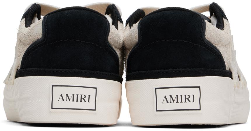 AMIRI Black & Off-White Sunset Skate Sneakers