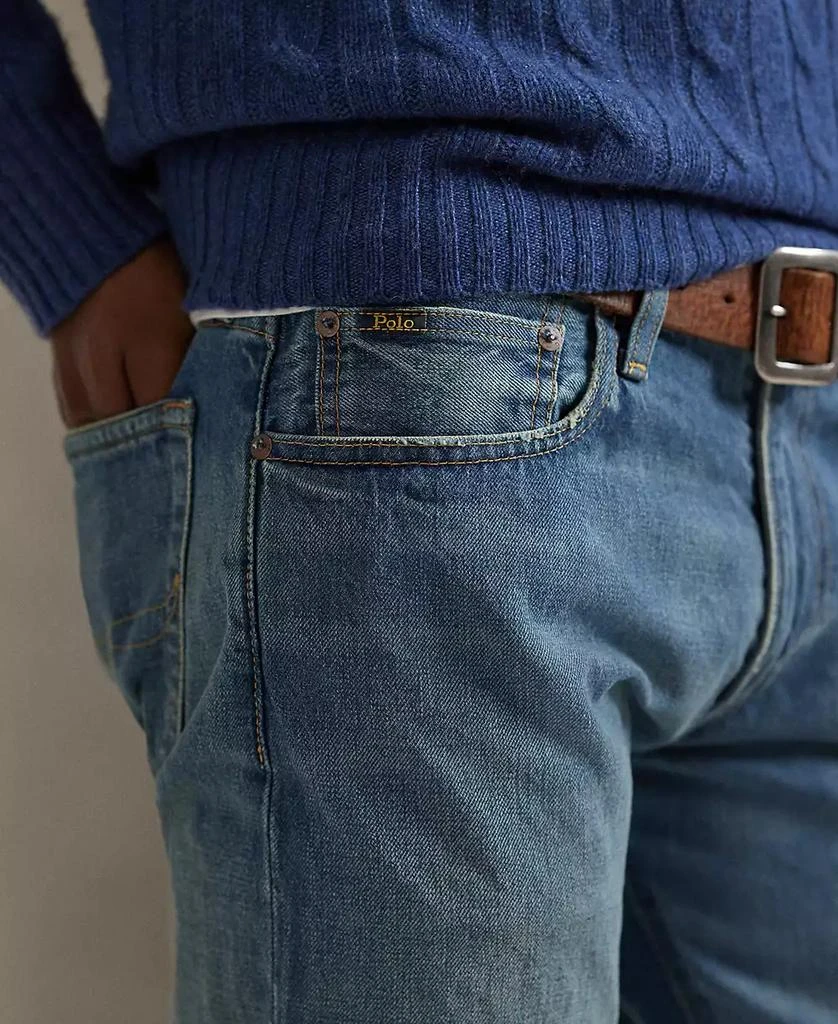 Ralph Lauren Men's Varick Slim Straight Indigo-Dyed Jeans 3