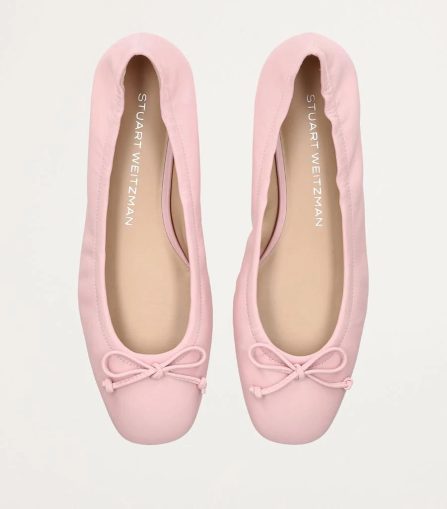 Stuart Weitzman Leather Bria Ballet Flats 4