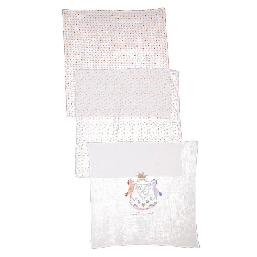 Marie Chantal Kids Graphic-Print Muslin Cloths 1
