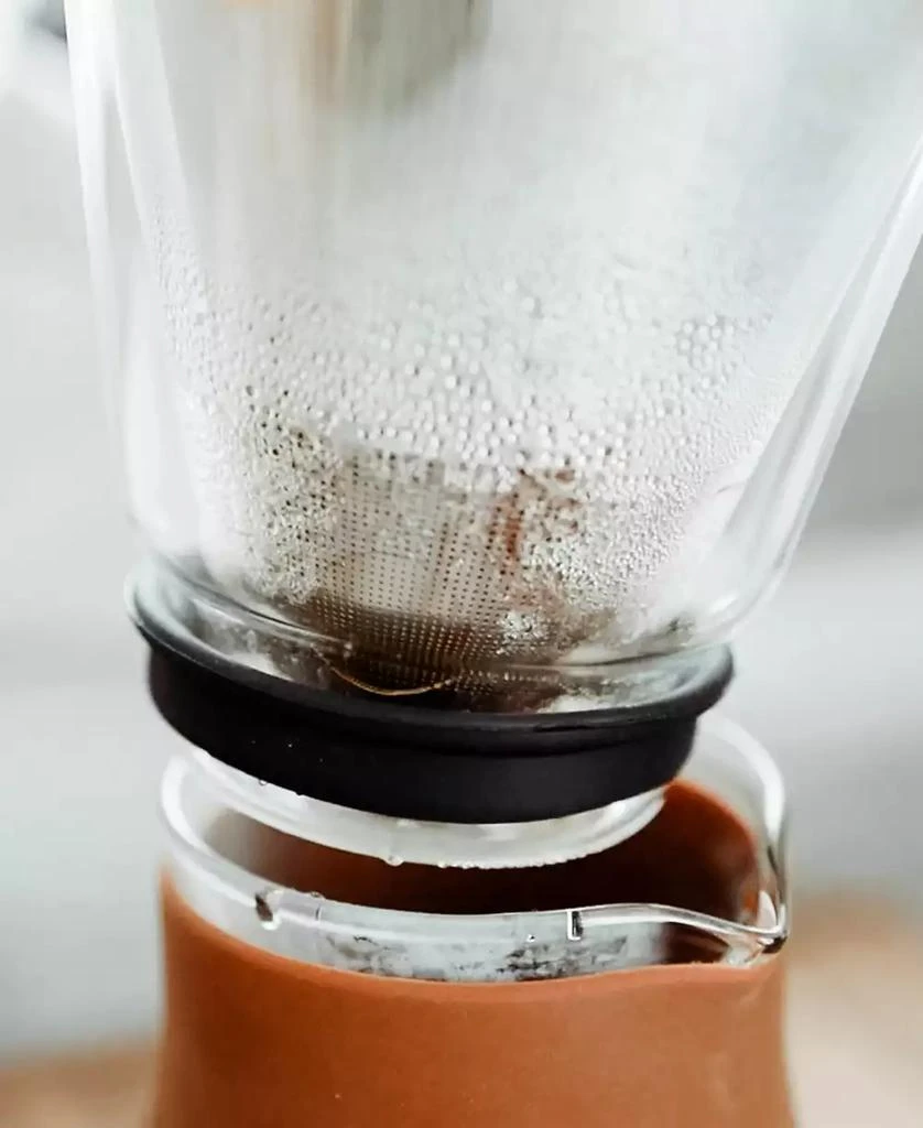 GROSCHE Amsterdam Pour Over Coffee Maker with Double Layer Permanent Stainless Steel Coffee Filter, 28.7 fl oz Capacity 6