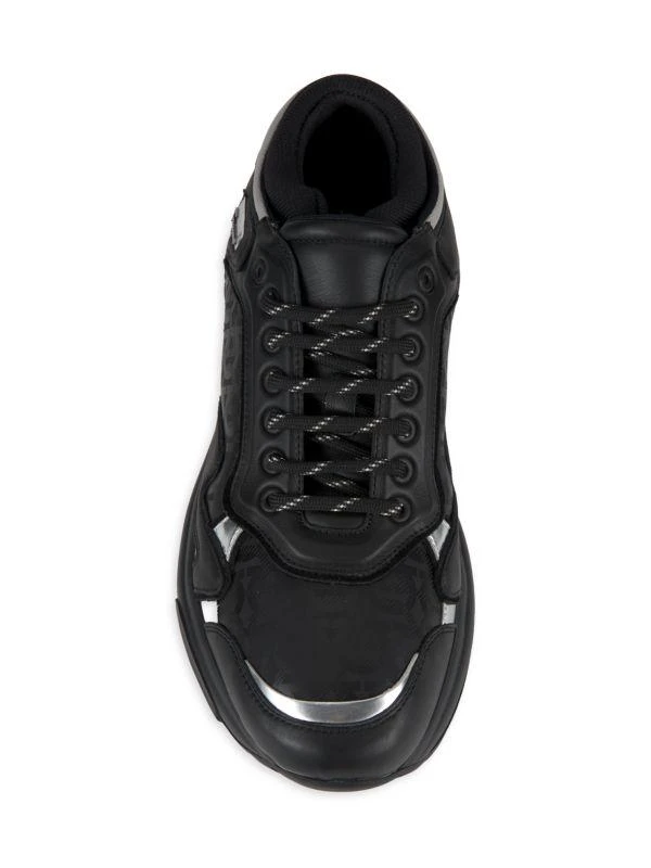 Salvatore Ferragamo Gancini Leather Sneakers 5
