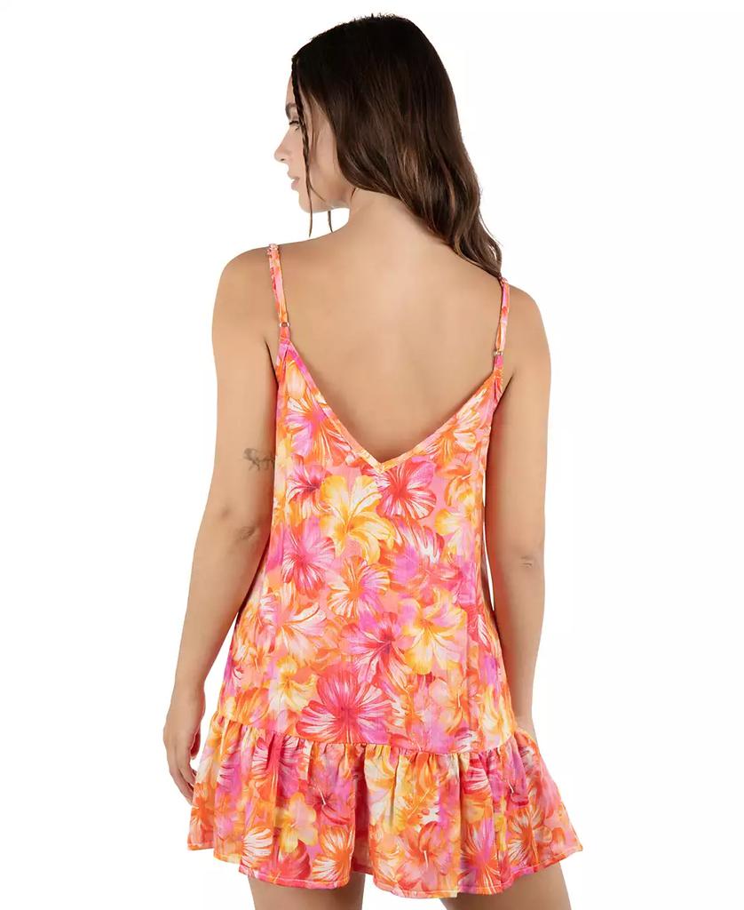 Hurley Juniors' Tropic Dreams Mini Cover-Up Dress