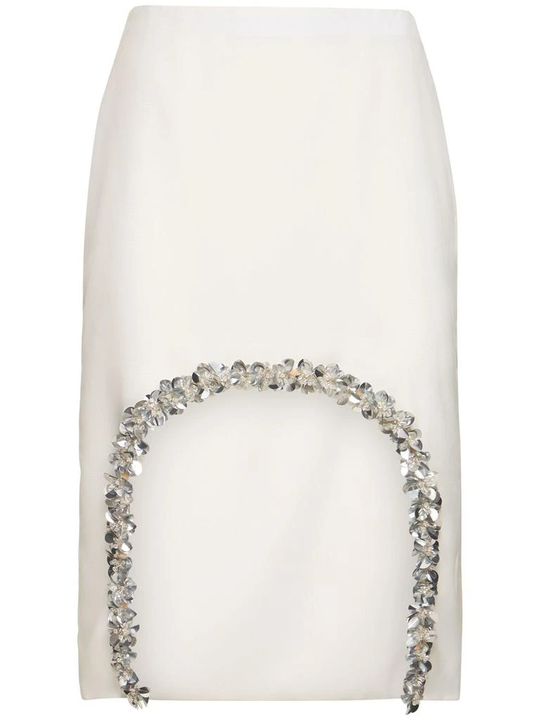 DES PHEMMES Organza Rounded Edge Mini Skirt 1