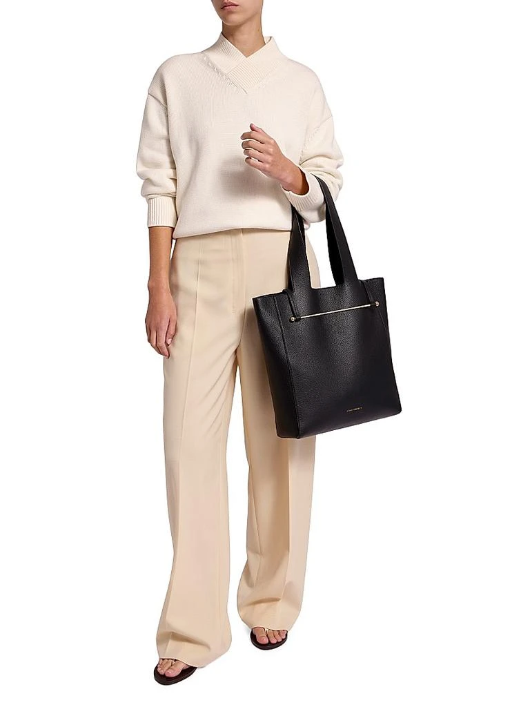 Strathberry Melody Grain Leather Tote Bag 2