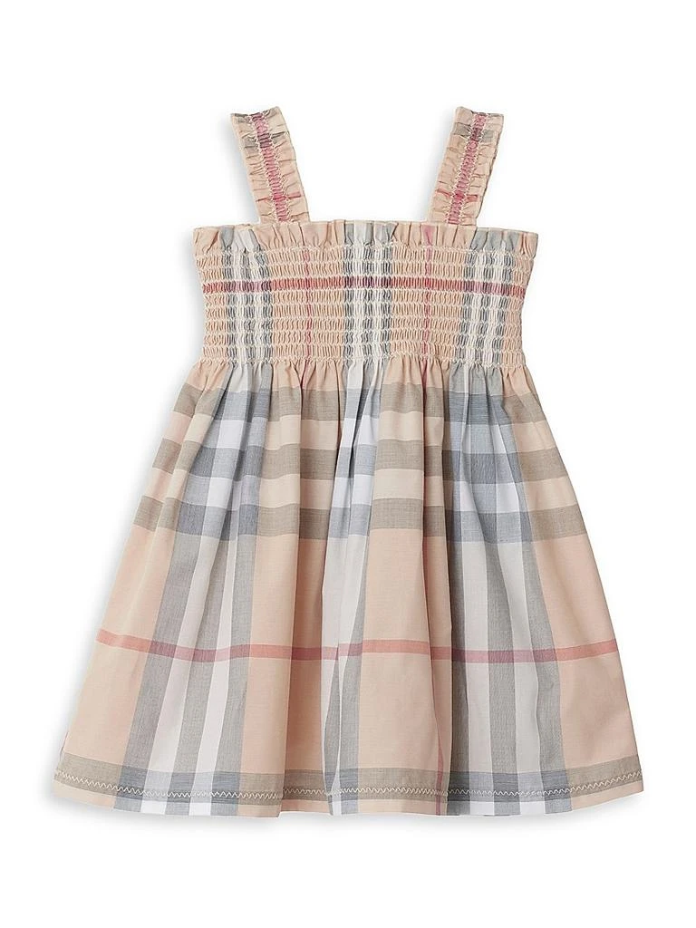 Burberry Baby Girl's Smocked Check Dress & Bloomers Set 2