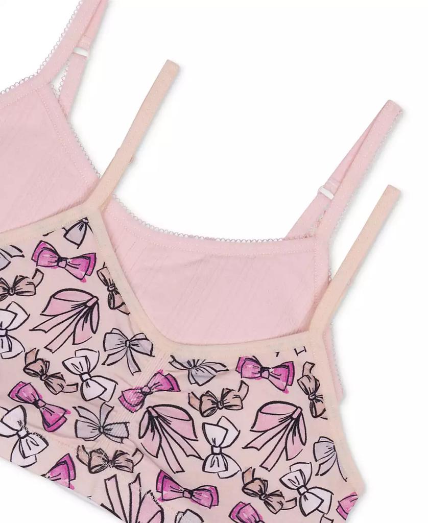 Maidenform Big Girls Seamless Ruched Crop Bras, Pack of 2