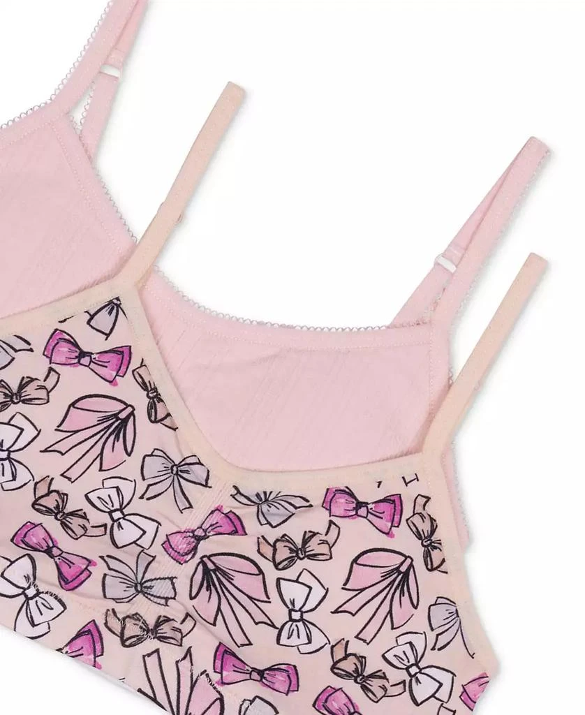 Maidenform Big Girls Seamless Ruched Crop Bras, Pack of 2 2
