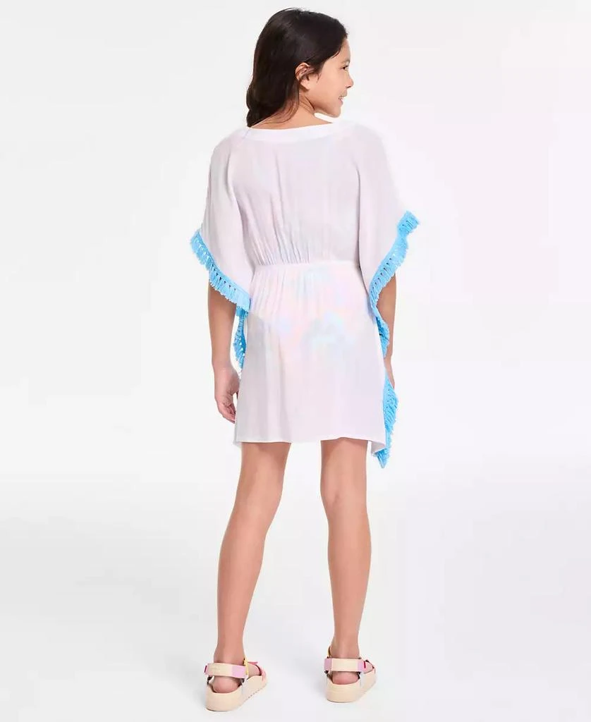 Breaking Waves Big Girls Fringe Kimono Cover-Up 4