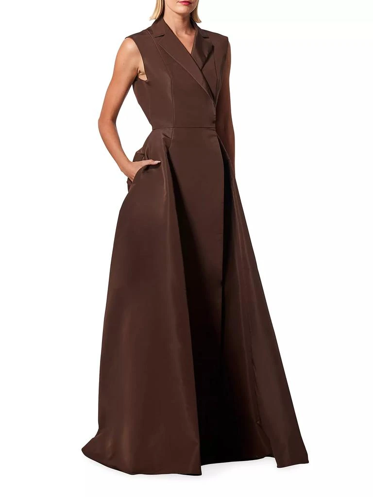 Carolina Herrera Silk Sleeveless Trench Gown 2