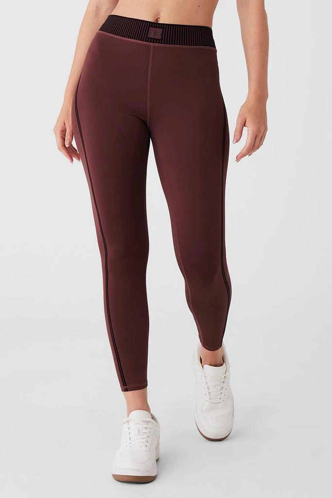 Alo Airlift High-Waist 7/8 Line Up Legging - Cherry Cola 1