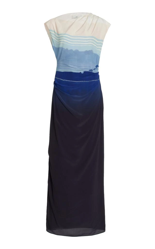 SIR. SIR - Mariner Silk Midi Dress - Blue - 1 - Moda Operandi 1