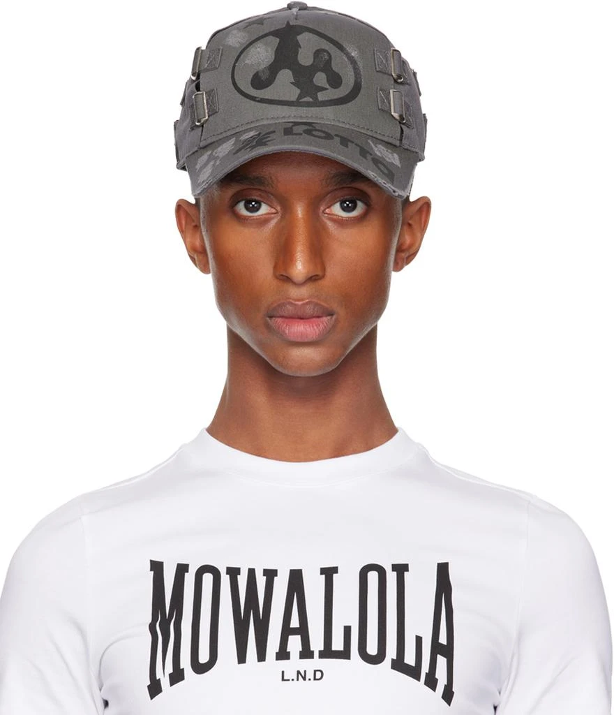 Mowalola Gray 'Lotta' Cap 1