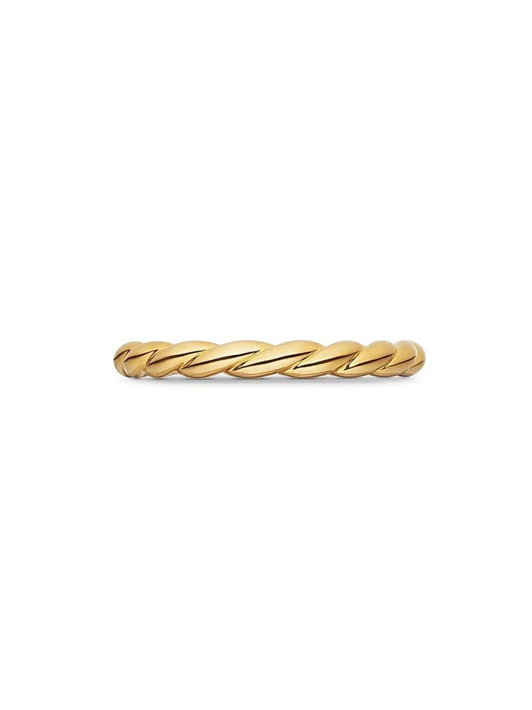 David Yurman Flex Band Ring in 18K Yellow Gold 5